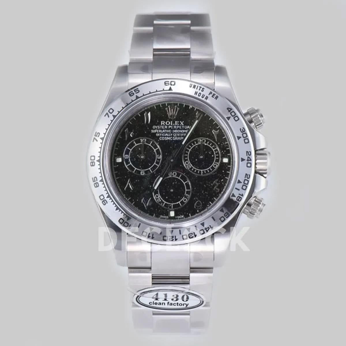 Replica Rolex Daytona 116520 Steel in Onyx Dial "Midnight" |  Declock.