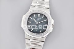 Nautilus 5713 Blue Dial Diamond Bezel