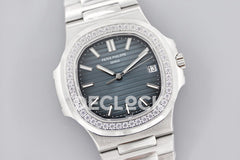 Nautilus 5713 Blue Dial Diamond Bezel