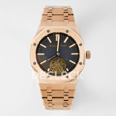 Royal Oak Tourbillon Extra-Thin Blue Dial in RG