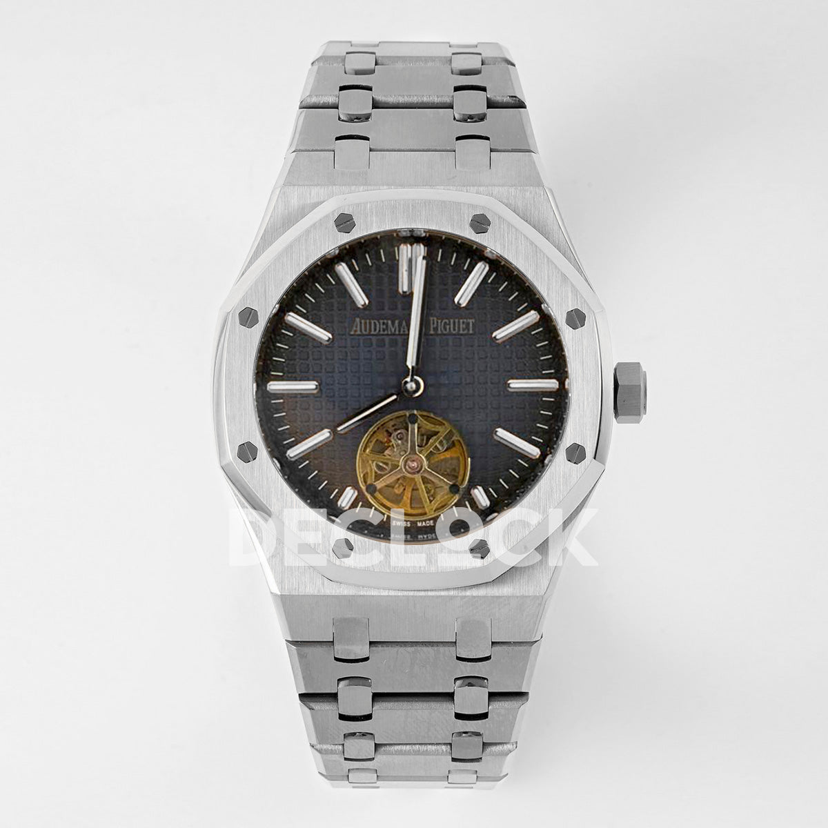 Royal Oak Tourbillon Extra-Thin Blue Dial in SS