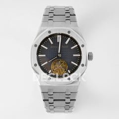 Royal Oak Tourbillon Extra-Thin Blue Dial in SS