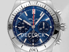 Replica Breitling Chronomat B01 Steel in Blue Dial