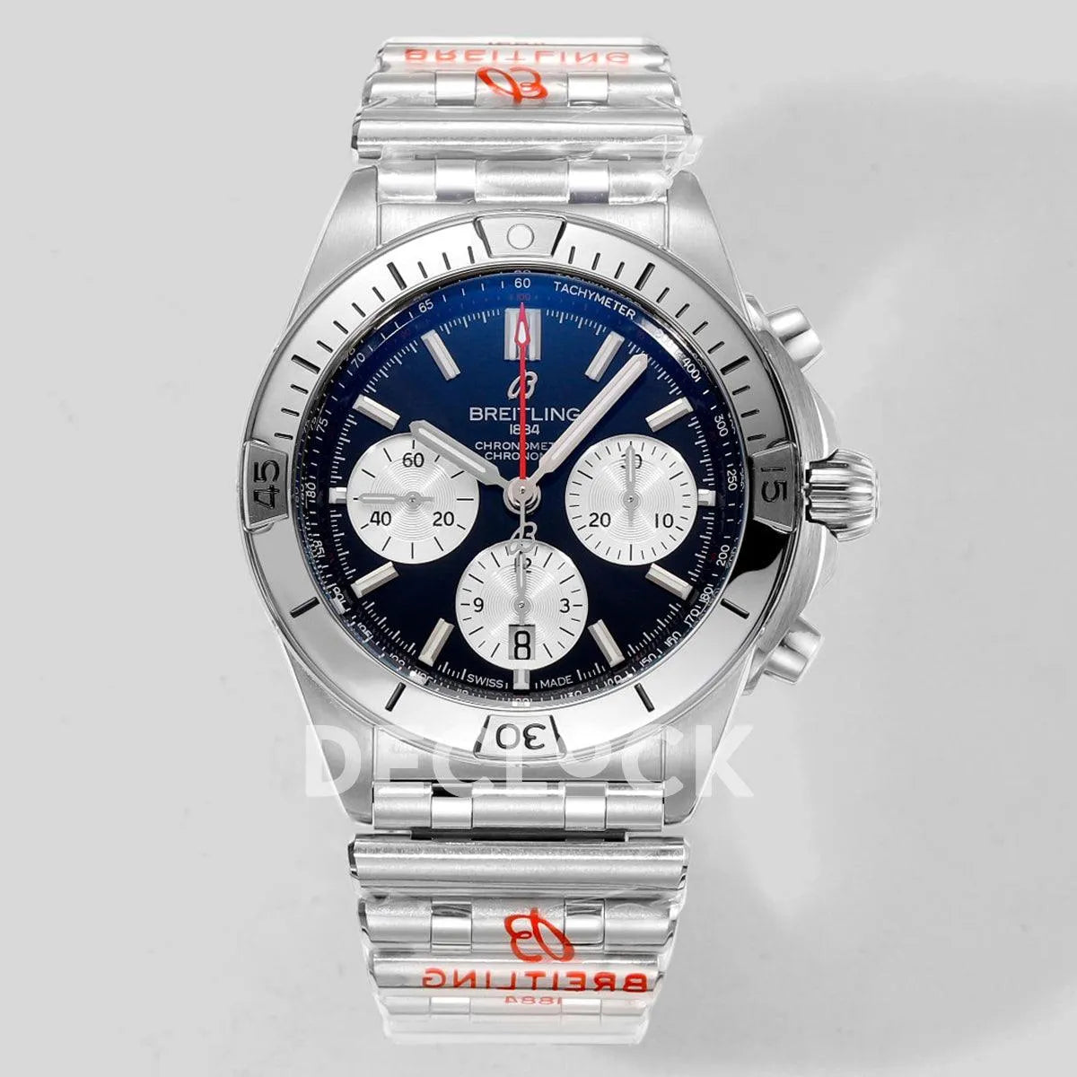 Replica Breitling Chronomat B01 Steel in Black Dial