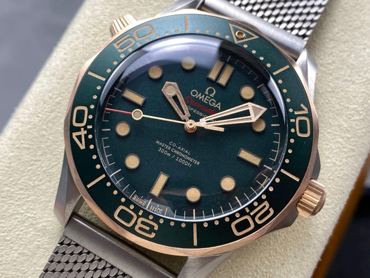 Replica Declock Seamaster 300m 2025 42mm RG/SS Green Dial |  Declock.