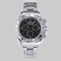 Daytona 116520 Steel in Onyx Dial "Midnight"