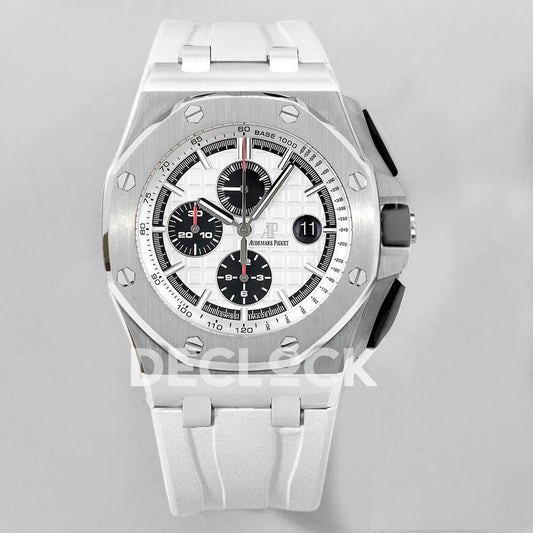 Audemars Piguet Royal Oak Offshore Novelty 44mm in White Ceramic 26402CB Replica Watch