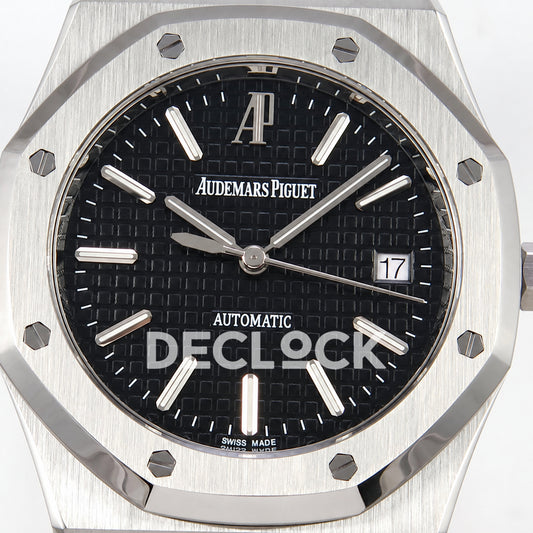 Audemars Piguet Royal Oak 15300 ZF Black SA3120 — front dial close up
