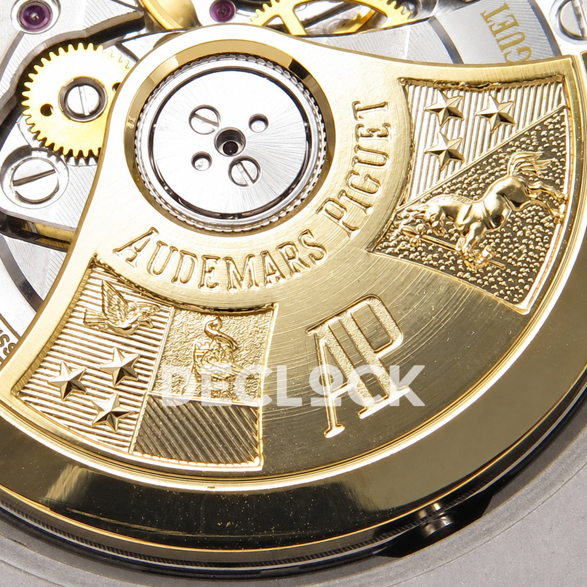 Audemars Piguet Royal Oak 15300 ZF Blue SA3120 — rotor detail