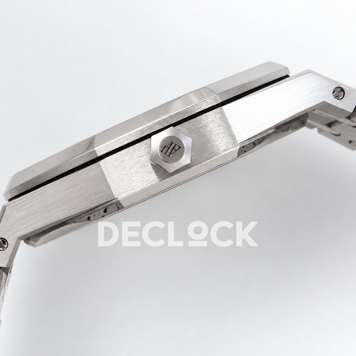 Audemars Piguet Royal Oak 15300 ZF Silver White SA3120 — crown side profile