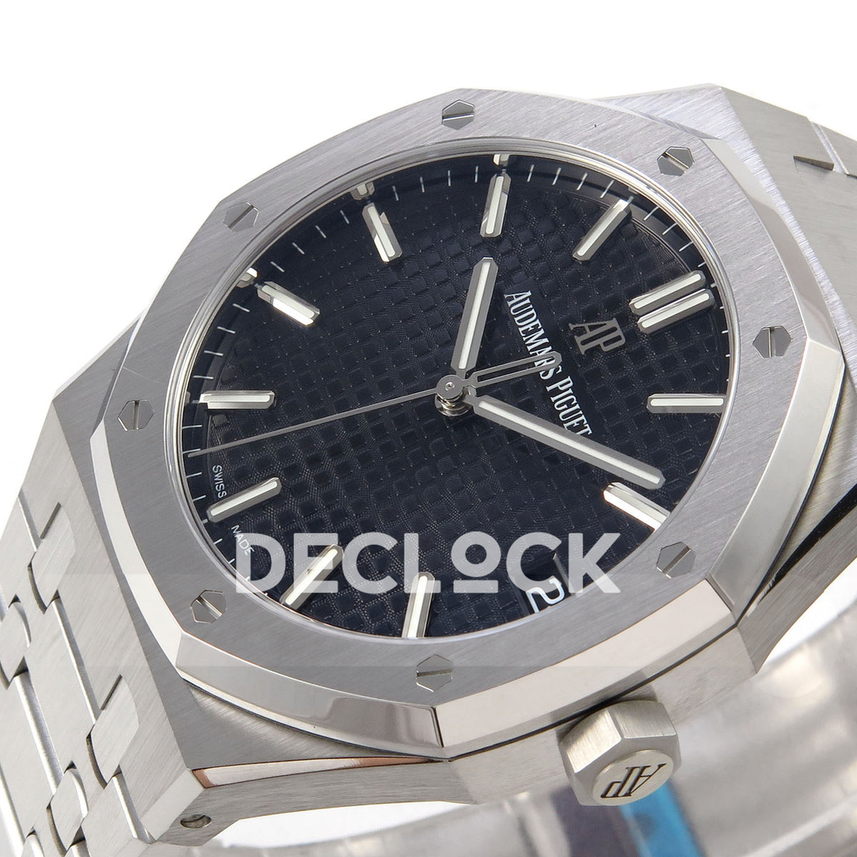 Audemars Piguet Royal Oak 15500 DDF Black Bracelet DD4302 replica - dial angle right