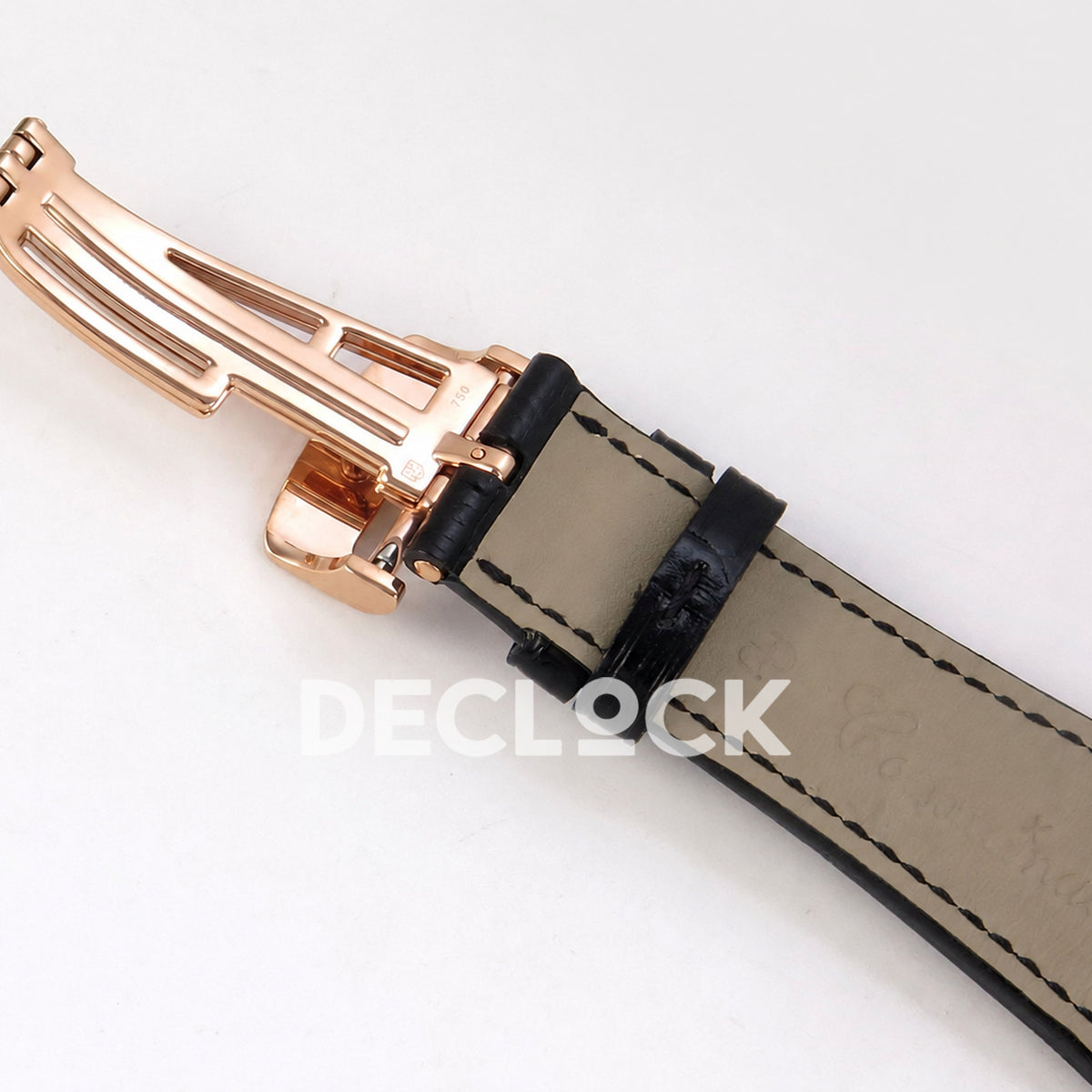 Audemars Piguet Royal Oak 41mm 15500 Rose Gold Black Dial Leather Strap DDF DD4302 Super Clone
