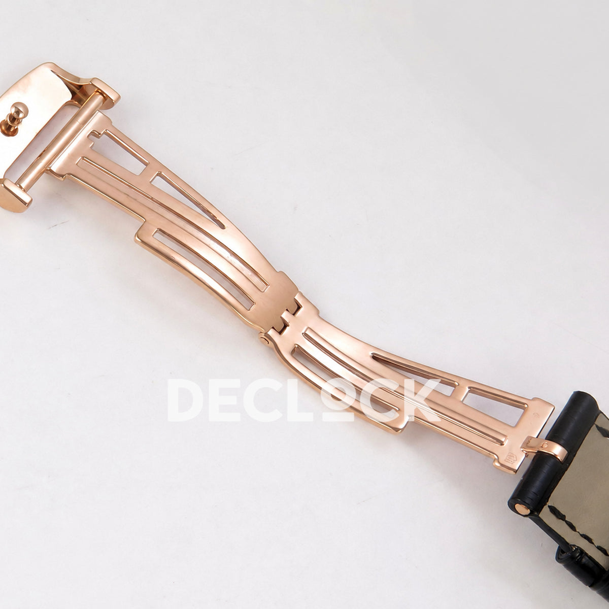 Audemars Piguet Royal Oak 41mm 15500 Rose Gold Black Dial Leather Strap DDF DD4302 Super Clone
