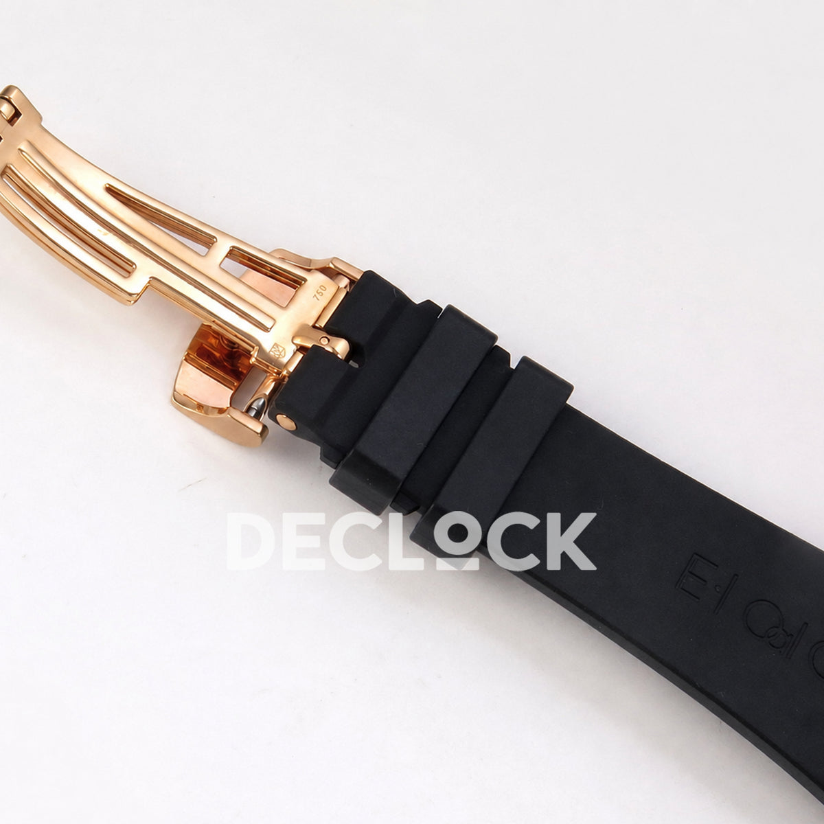 Audemars Piguet Royal Oak 41mm 15500 Rose Gold Black Dial Rubber Strap DDF DD4302 Super Clone