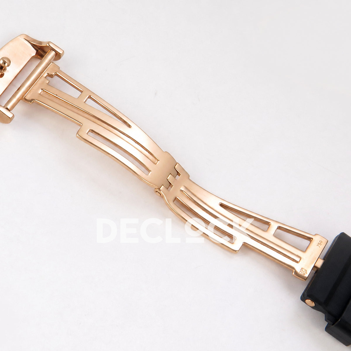 Audemars Piguet Royal Oak 41mm 15500 Rose Gold Black Dial Rubber Strap DDF DD4302 Super Clone