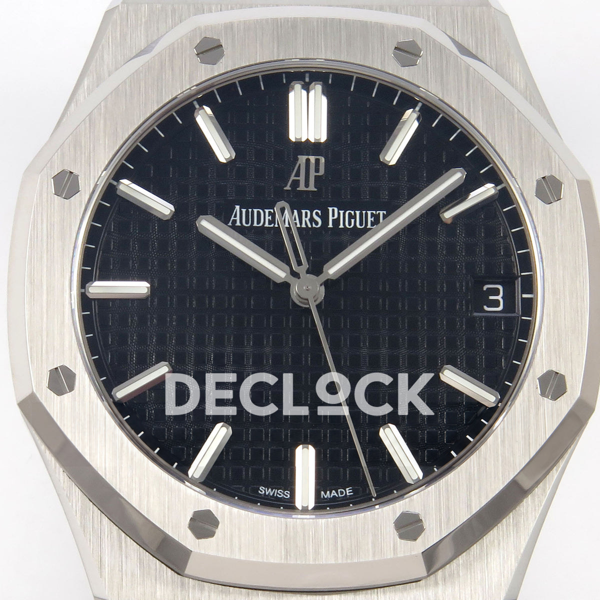 Audemars Piguet Royal Oak 15500 DDF Black Rubber Strap DD4302 replica - dial closeup