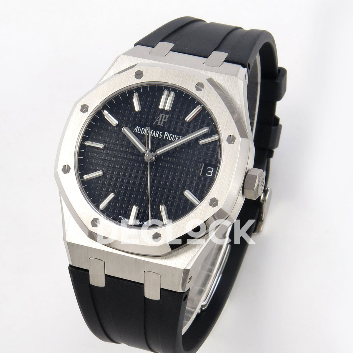 Audemars Piguet Royal Oak 15500 DDF Black Rubber Strap DD4302 replica - three quarter