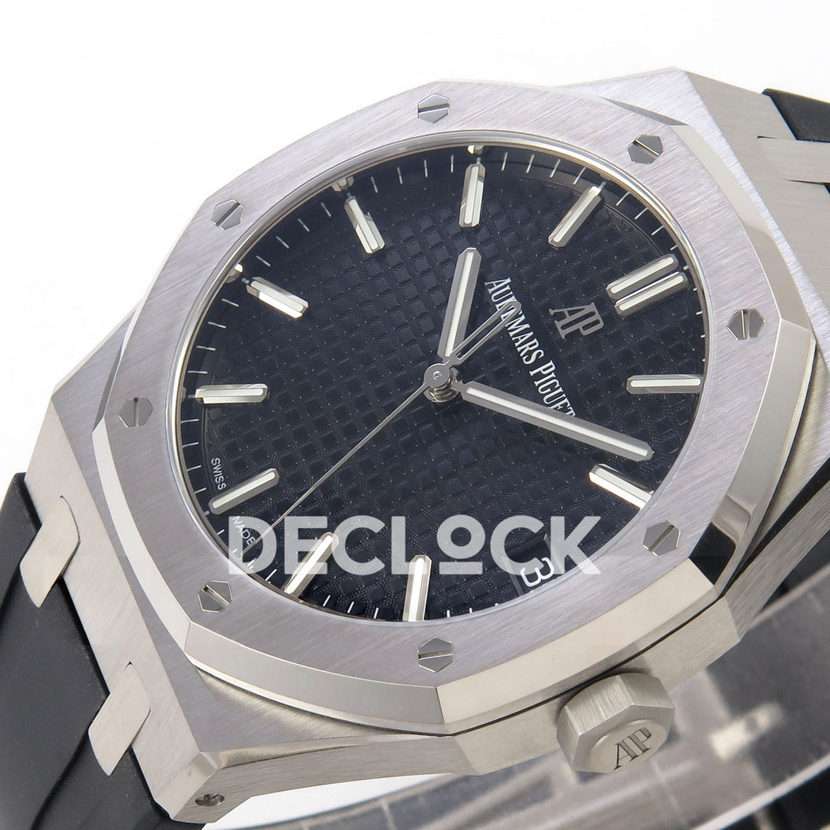 Audemars Piguet Royal Oak 15500 DDF Black Rubber Strap DD4302 replica - dial angle right