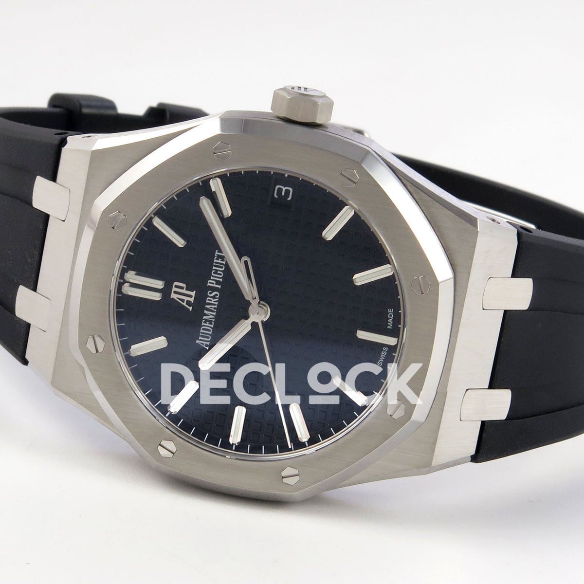 Audemars Piguet Royal Oak 15500 DDF Black Rubber Strap DD4302 replica - full watch right
