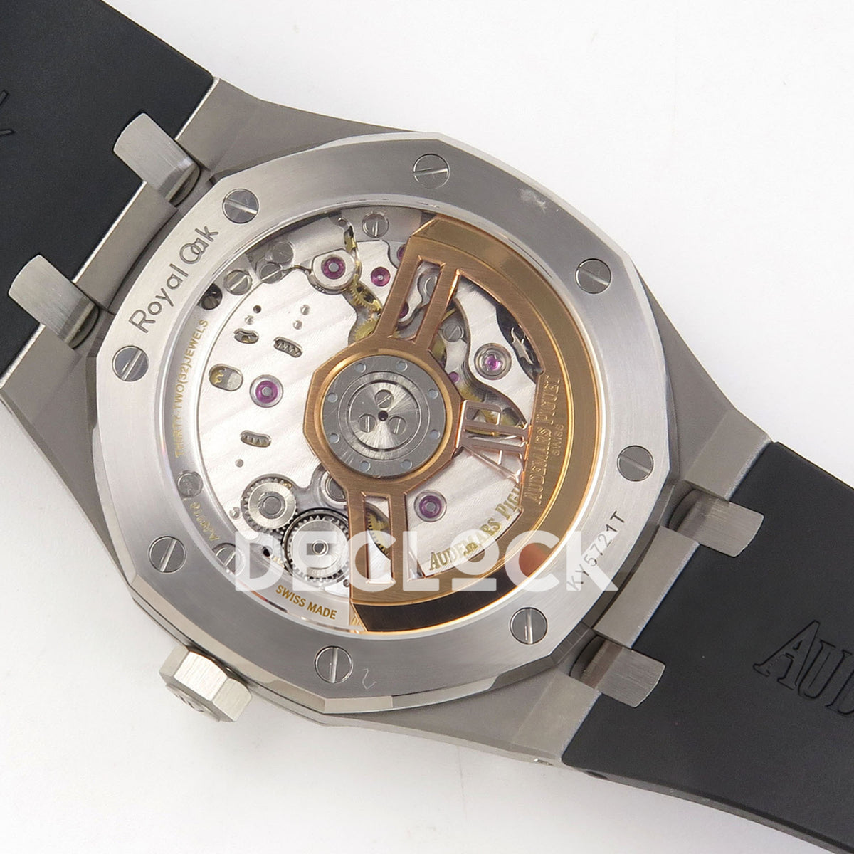 Audemars Piguet Royal Oak 15500 DDF Black Rubber Strap DD4302 replica - movement back