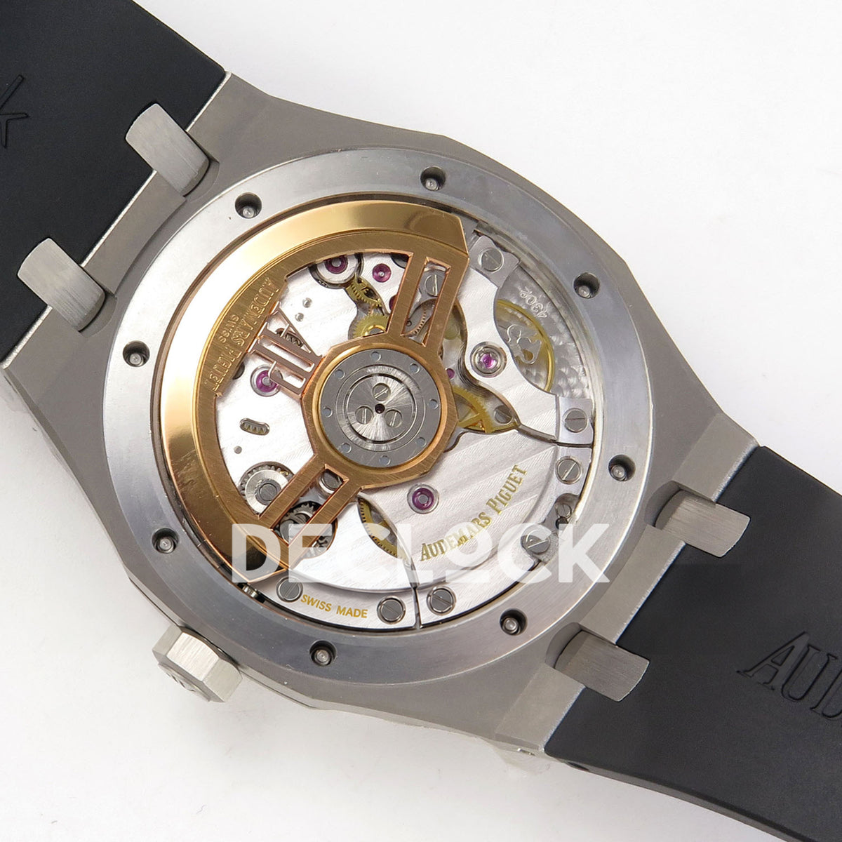 Audemars Piguet Royal Oak 15500 DDF Black Rubber Strap DD4302 replica - caseback angle