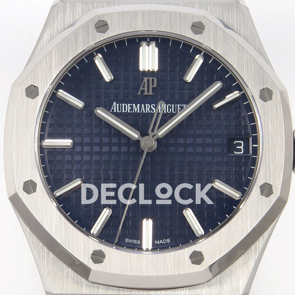 Audemars Piguet Royal Oak 15500 DDF Blue Bracelet DD4302 replica - dial closeup