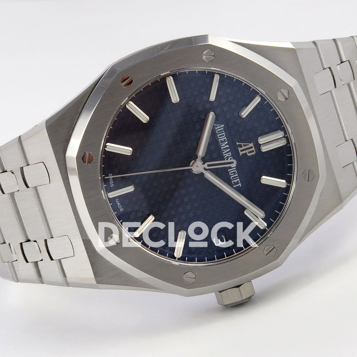 Audemars Piguet Royal Oak 15500 DDF Blue Bracelet DD4302 replica - full watch left