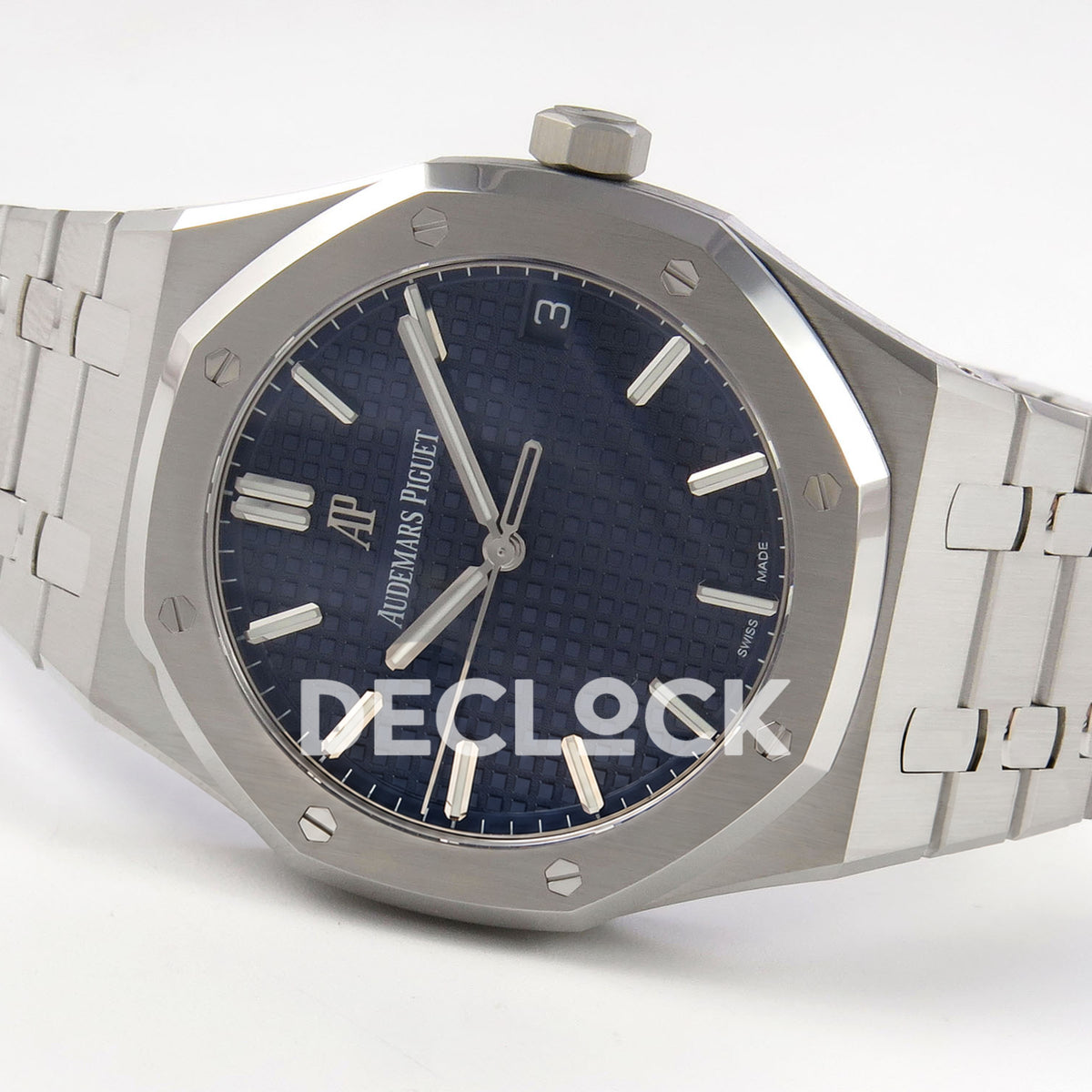 Audemars Piguet Royal Oak 15500 DDF Blue Bracelet DD4302 replica - full watch right