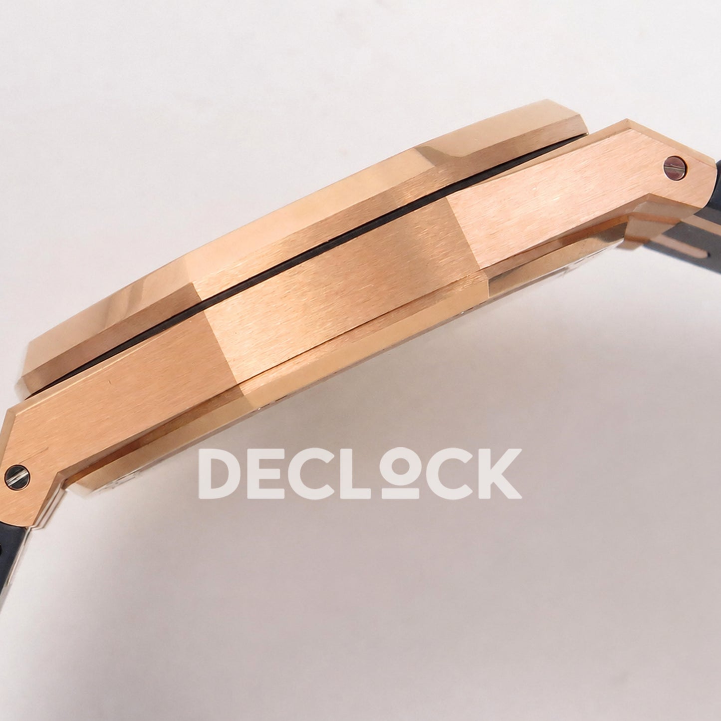 Audemars Piguet Royal Oak 41mm 15500 Rose Gold Blue Dial Rubber Strap DDF DD4302 Super Clone