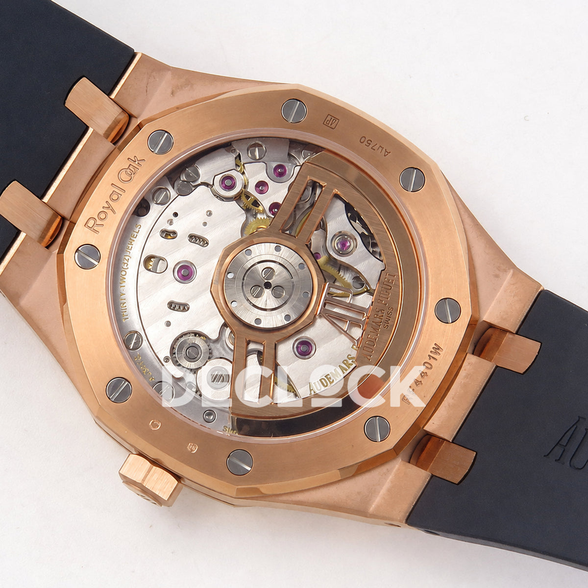Audemars Piguet Royal Oak 41mm 15500 Rose Gold Blue Dial Rubber Strap DDF DD4302 Super Clone