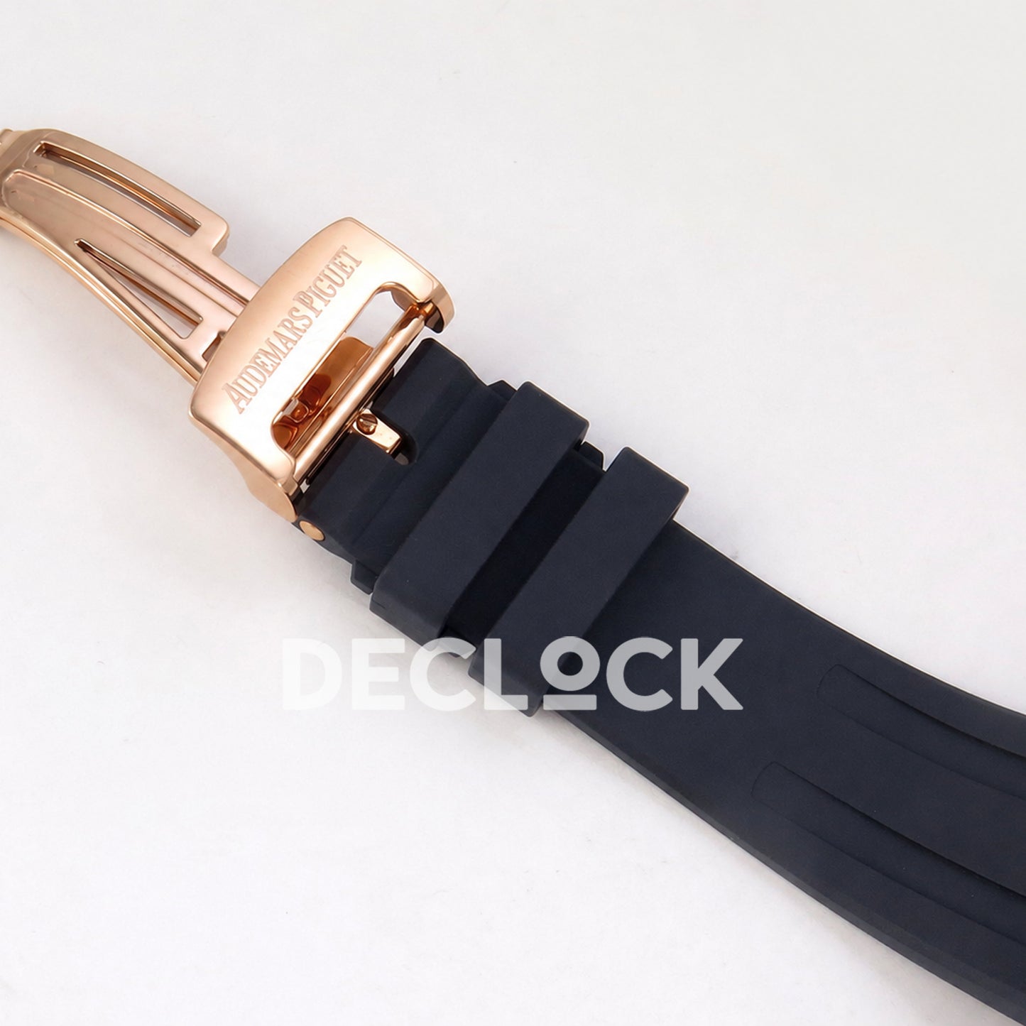 Audemars Piguet Royal Oak 41mm 15500 Rose Gold Blue Dial Rubber Strap DDF DD4302 Super Clone