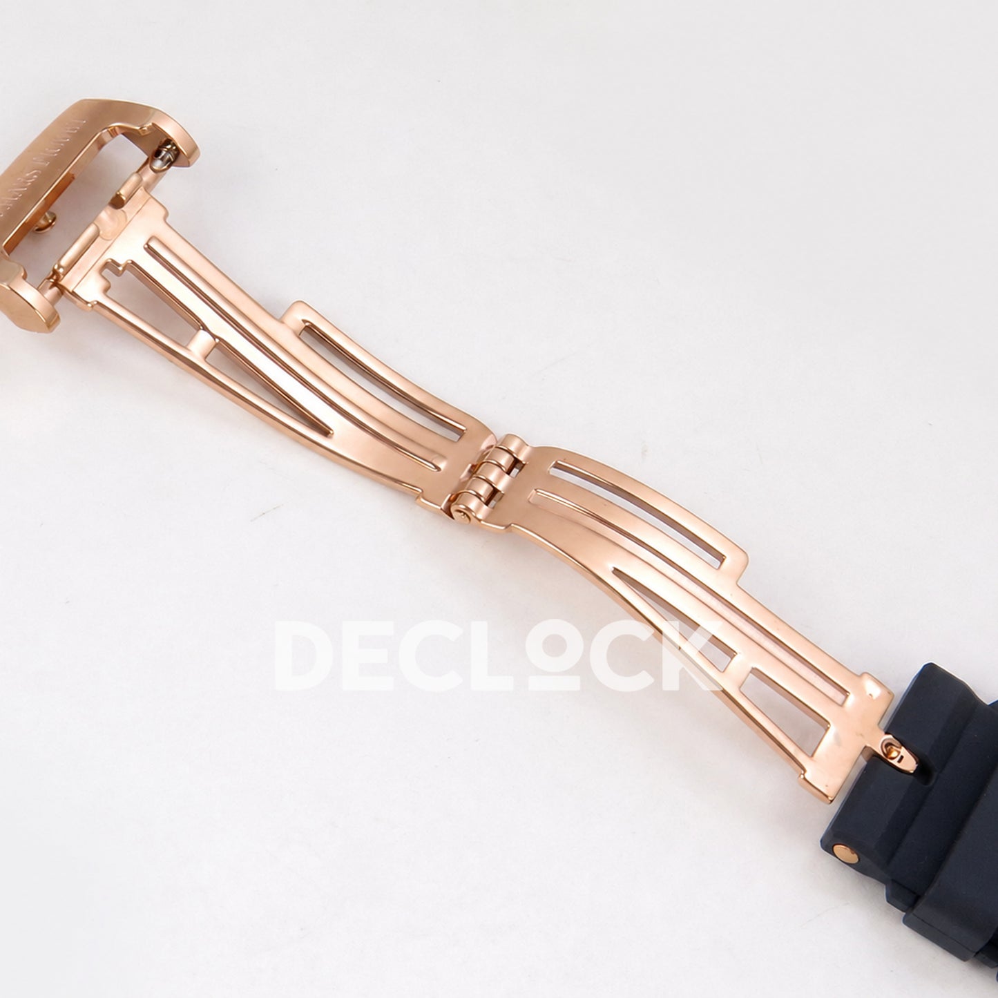 Audemars Piguet Royal Oak 41mm 15500 Rose Gold Blue Dial Rubber Strap DDF DD4302 Super Clone
