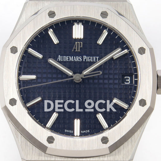 Audemars Piguet Royal Oak 15500 DDF Blue Rubber Strap DD4302 replica - dial closeup