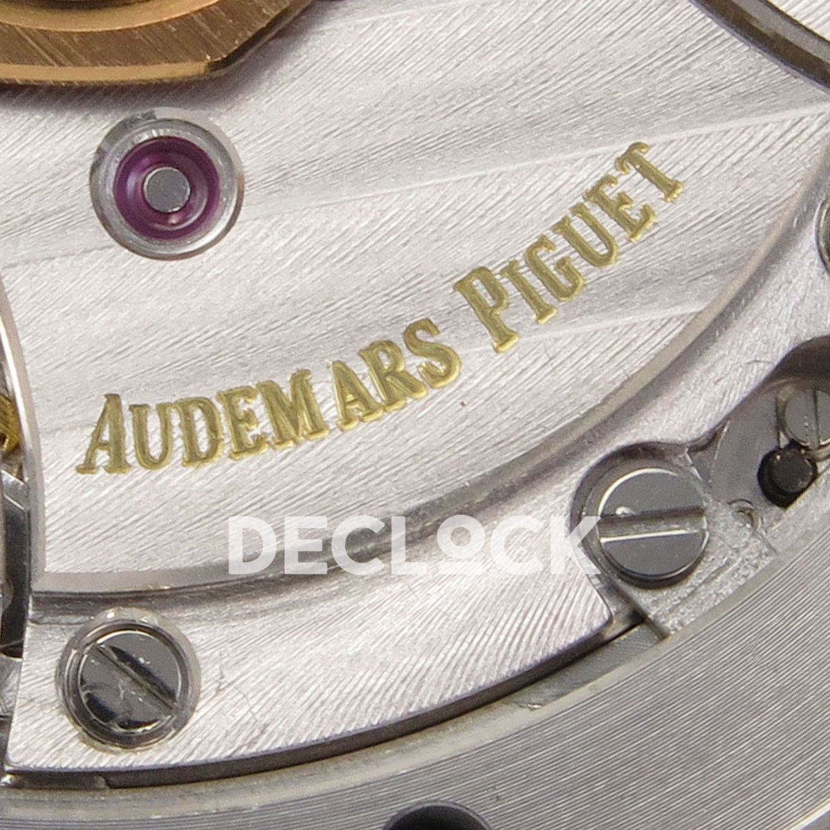 Audemars Piguet Royal Oak 15500 DDF Blue Rubber Strap DD4302 replica - movement engraving