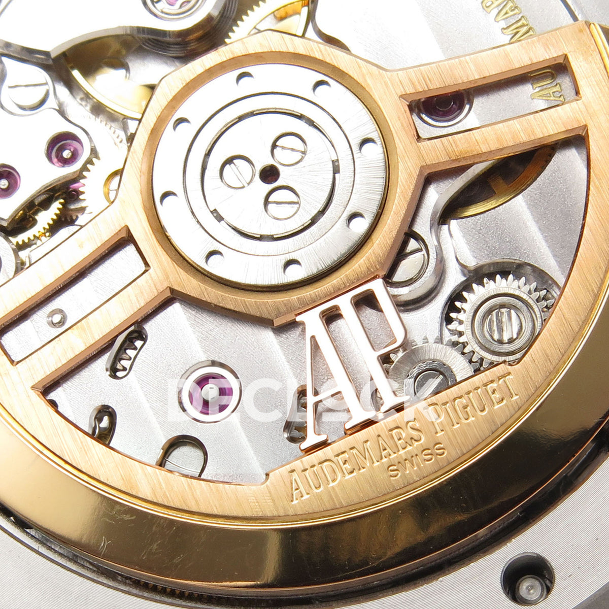 Audemars Piguet Royal Oak 15500 DDF Blue Rubber Strap DD4302 replica - rotor closeup