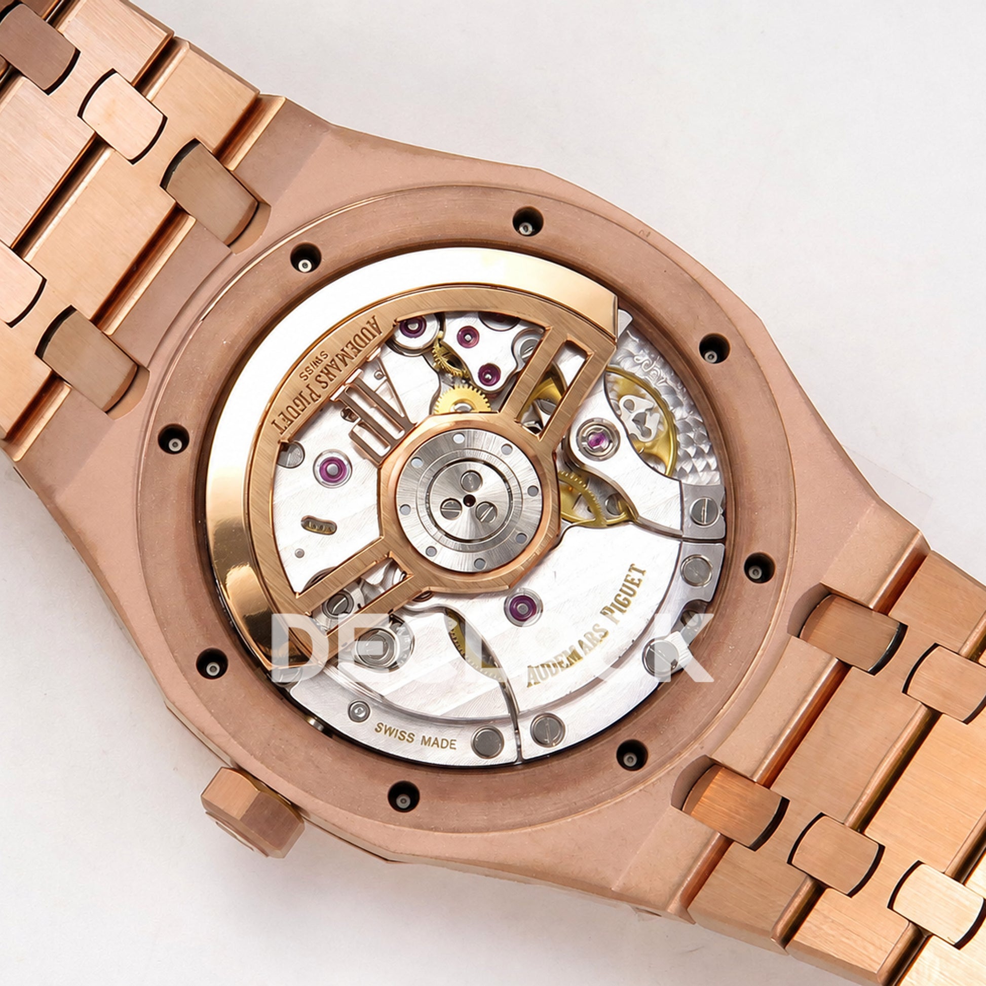 Audemars Piguet Royal Oak 41mm 15500 Rose Gold Black Dial DDF DD4302 Super Clone Weighted