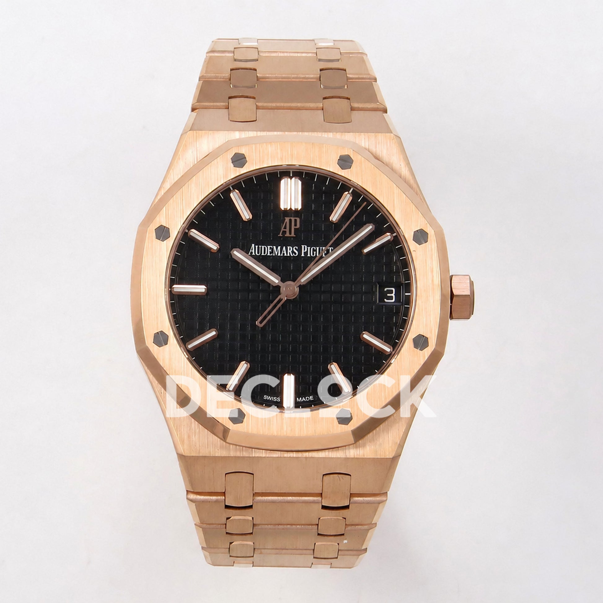 Audemars Piguet Royal Oak 41mm 15500 Rose Gold Blue Dial DDF DD4302 Super Clone Weighted