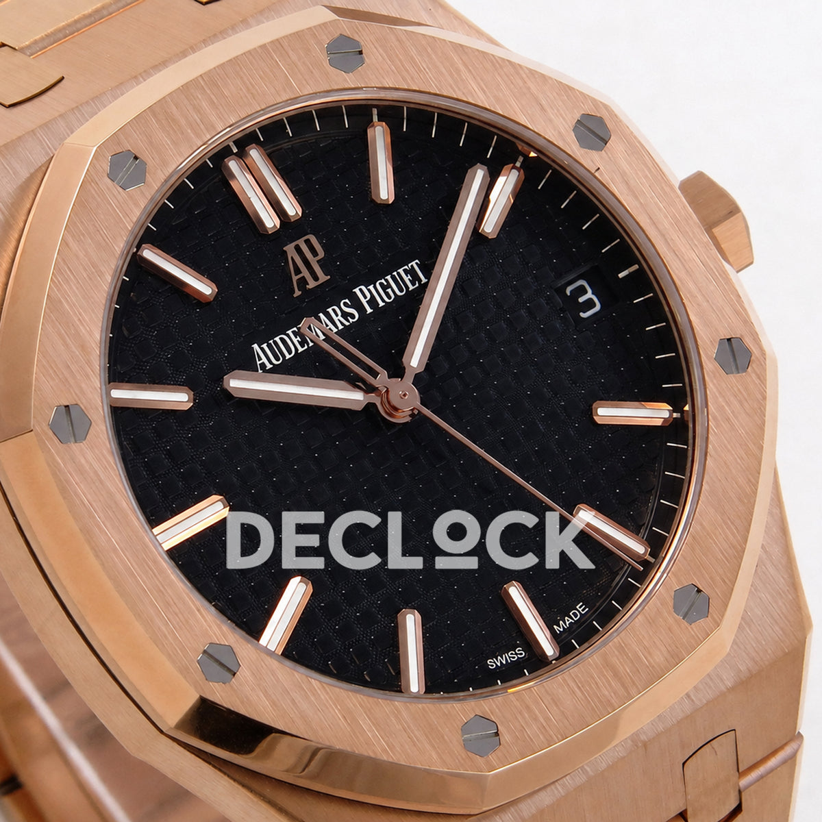 Audemars Piguet Royal Oak 41mm 15500 Rose Gold Blue Dial DDF DD4302 Super Clone Weighted