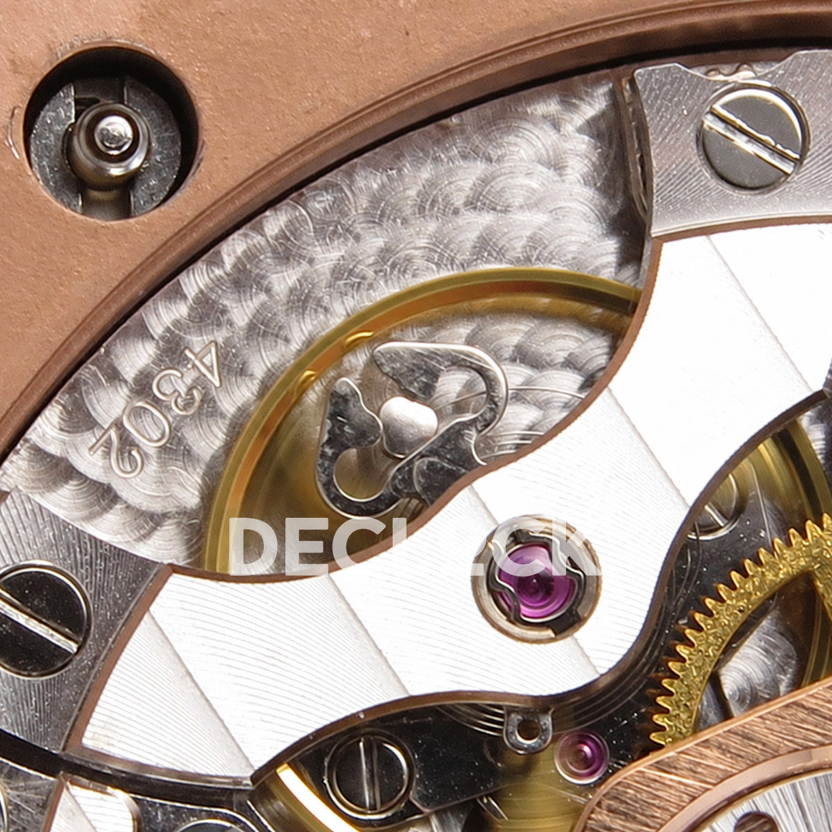 Audemars Piguet Royal Oak 15500OR.OO.1220OR.01 JF black dial rose gold bracelet DD4302 — balance detail