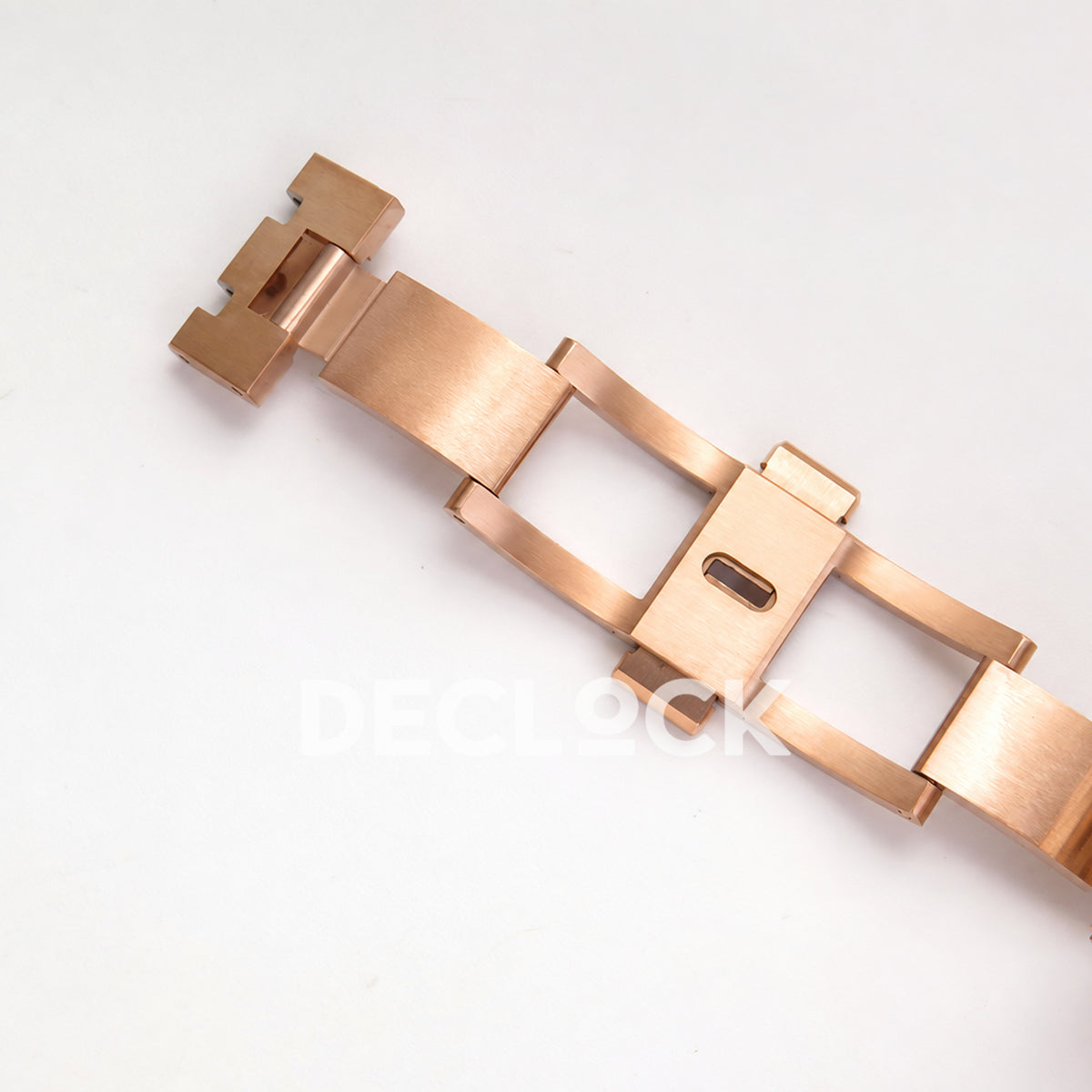 Audemars Piguet Royal Oak 15500OR.OO.1220OR.01 JF black dial rose gold bracelet DD4302 — clasp open back