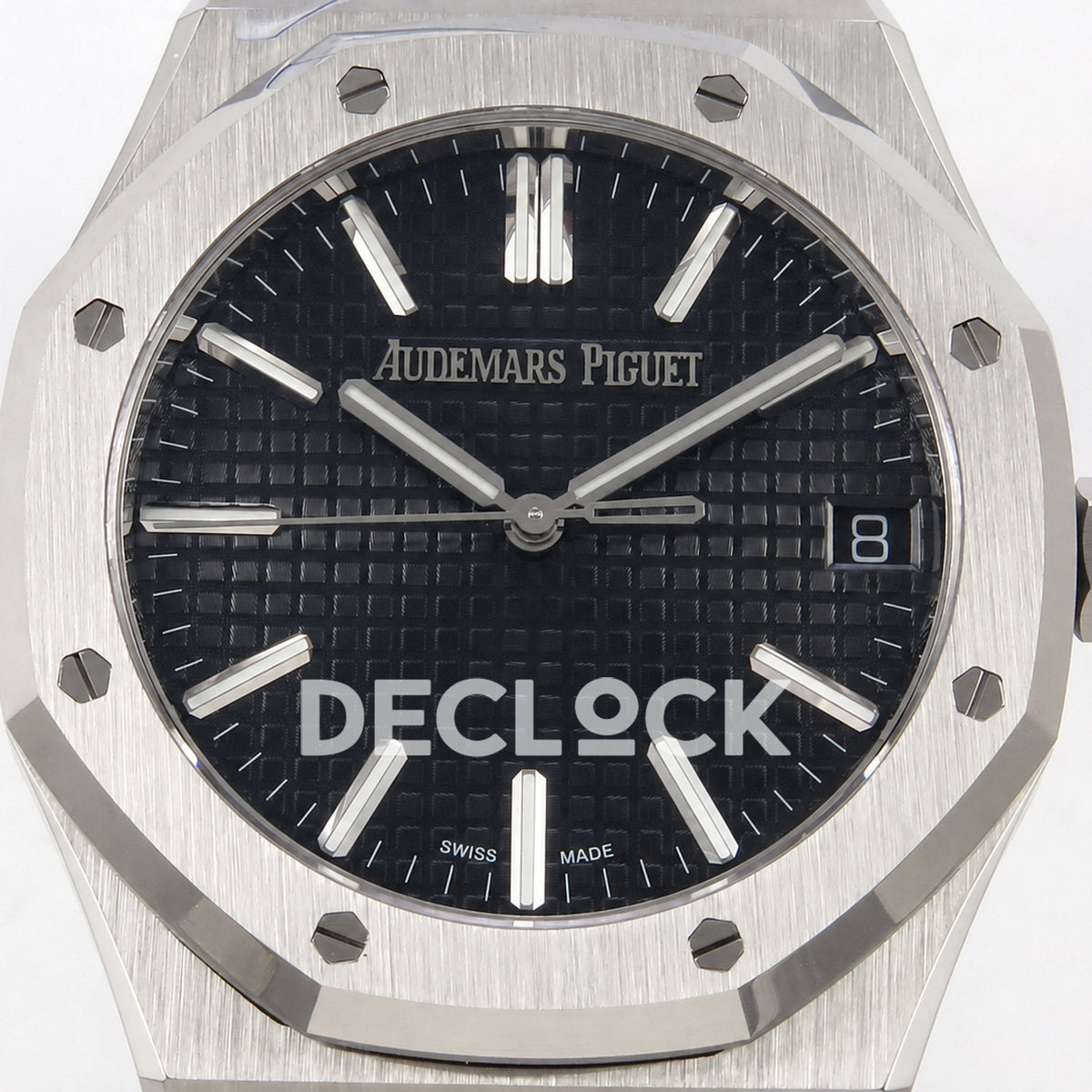 Audemars Piguet Royal Oak 41mm 15500 SS VSF Black Textured Dial on SS Bracelet DD4302 Super Clone