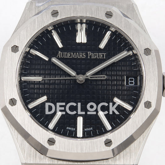 Audemars Piguet Royal Oak 41mm 15500 SS VSF Black Textured Dial on SS Bracelet DD4302 Super Clone
