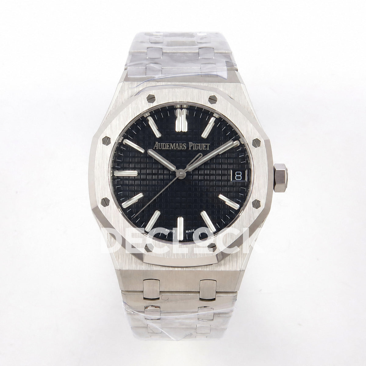 Audemars Piguet Royal Oak 41mm 15500 SS VSF Black Textured Dial on SS Bracelet DD4302 Super Clone