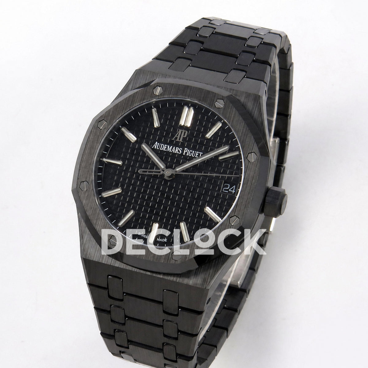 Audemars Piguet Royal Oak 41mm 15500 Black Ceramic ZF SA4302 Free Sprung Replica