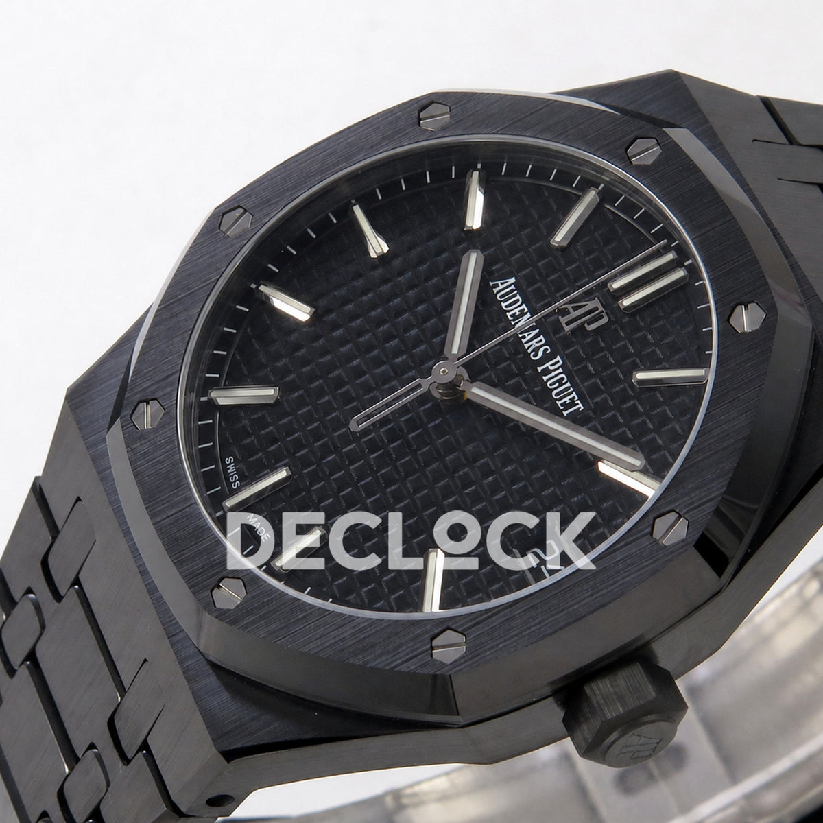 Audemars Piguet Royal Oak 41mm 15500 Black Ceramic ZF SA4302 Free Sprung Replica