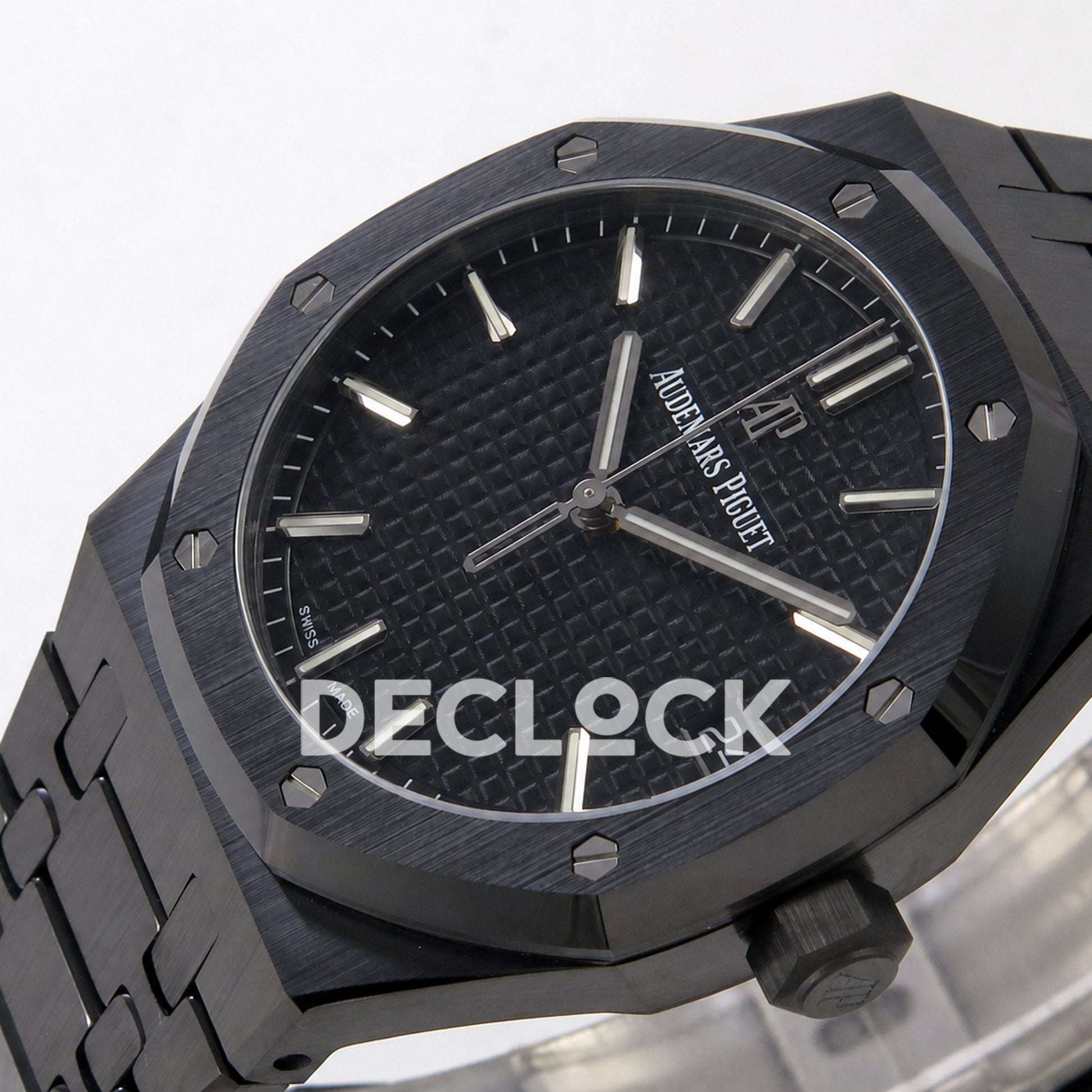 Audemars Piguet Royal Oak 41mm 15500 Black Ceramic ZF SA4302 Free Sprung Replica