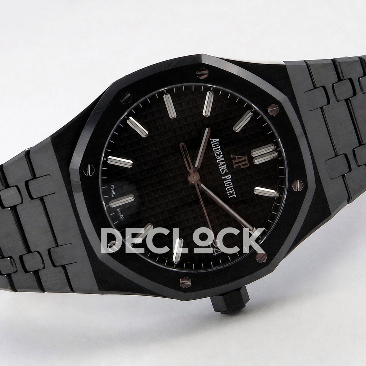 Audemars Piguet Royal Oak 41mm 15500 Black Ceramic ZF SA4302 Free Sprung Replica