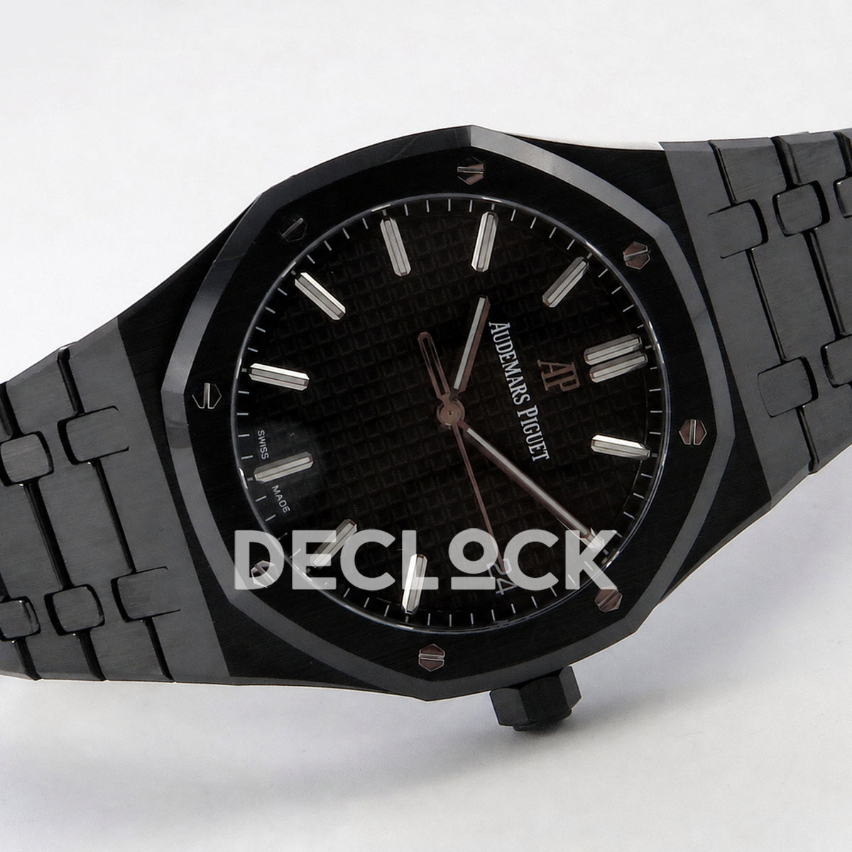 Audemars Piguet Royal Oak 41mm 15500 Black Ceramic ZF SA4302 Free Sprung Replica