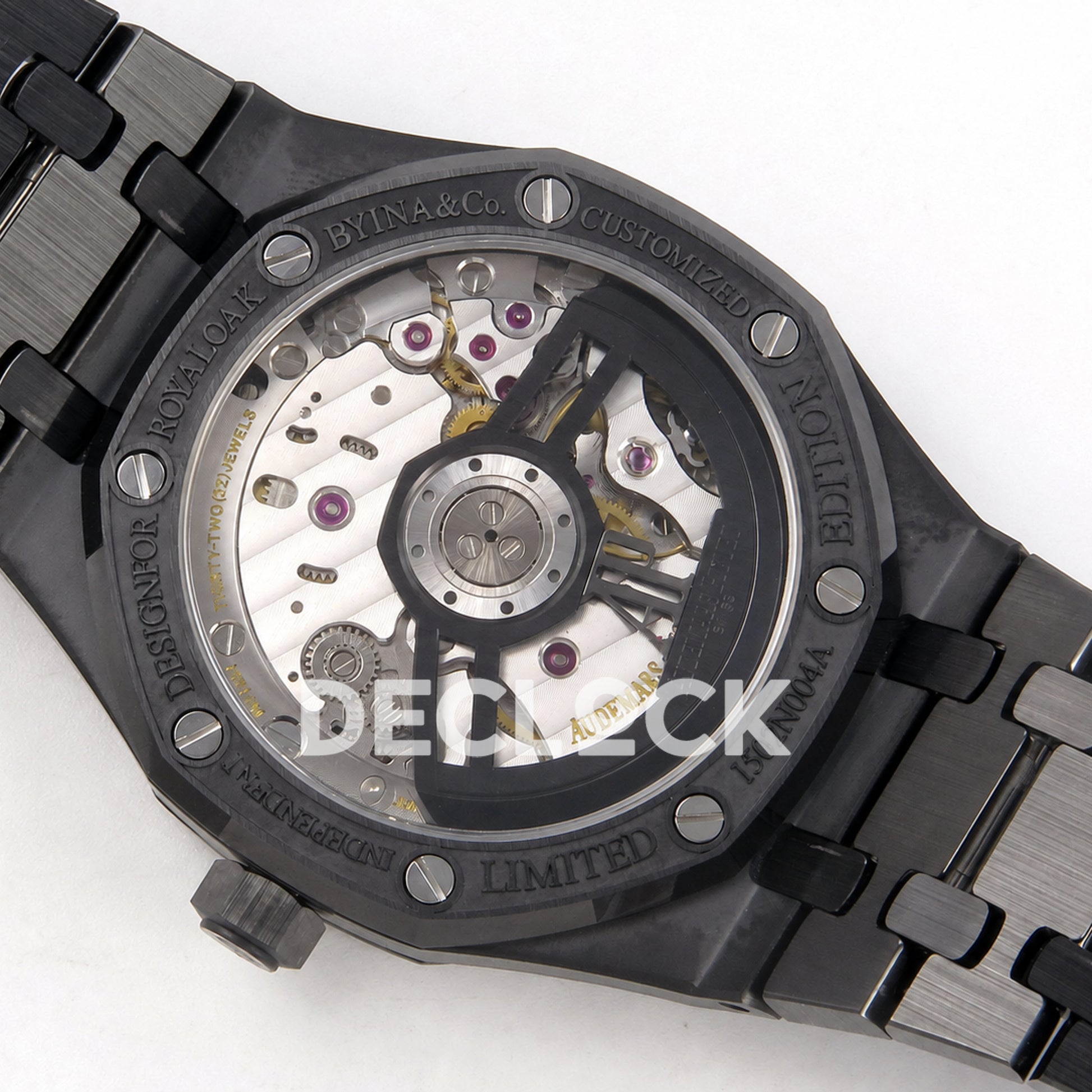 Audemars Piguet Royal Oak 41mm 15500 Black Ceramic ZF SA4302 Free Sprung Replica