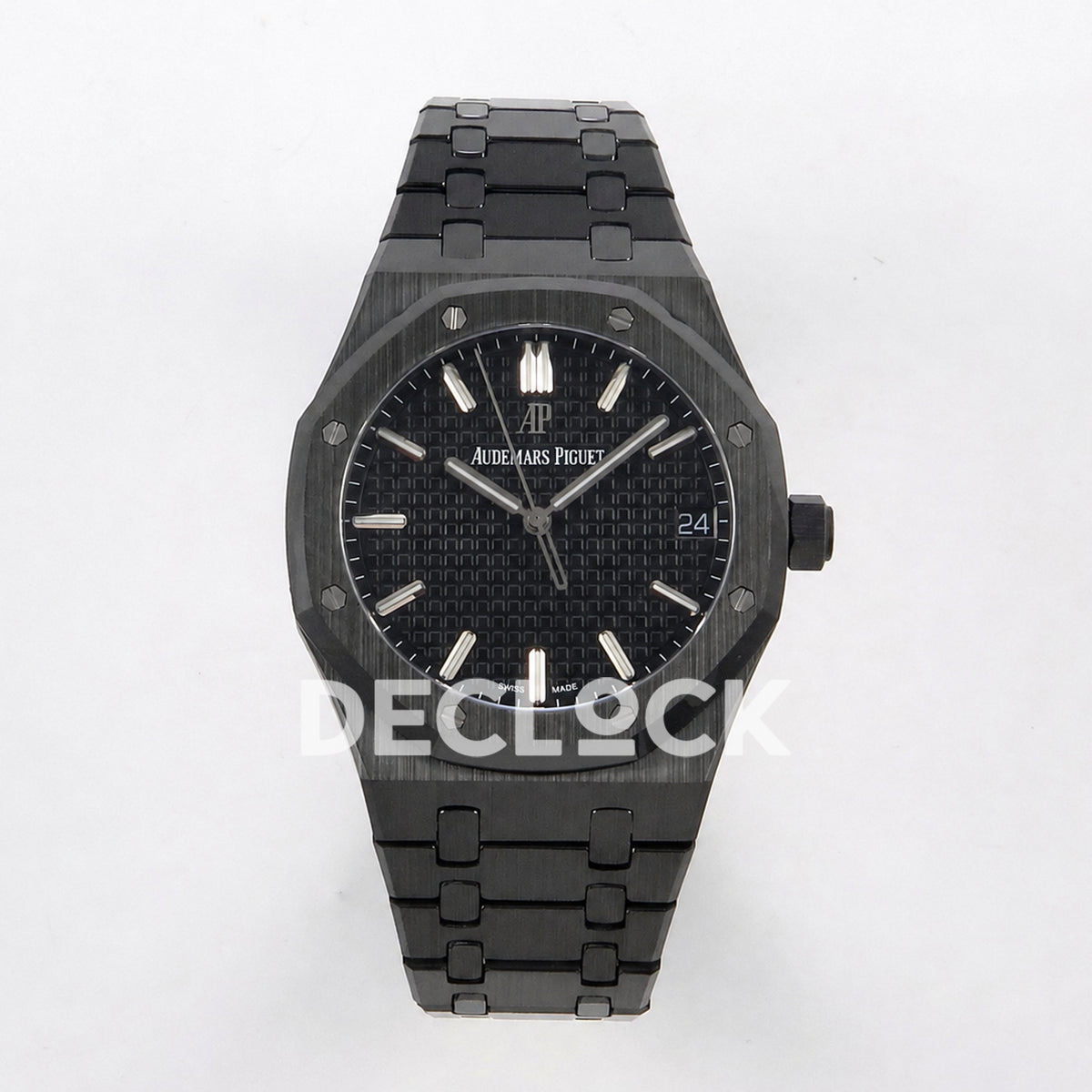 Audemars Piguet Royal Oak 41mm 15500 Black Ceramic ZF SA4302 Free Sprung Replica